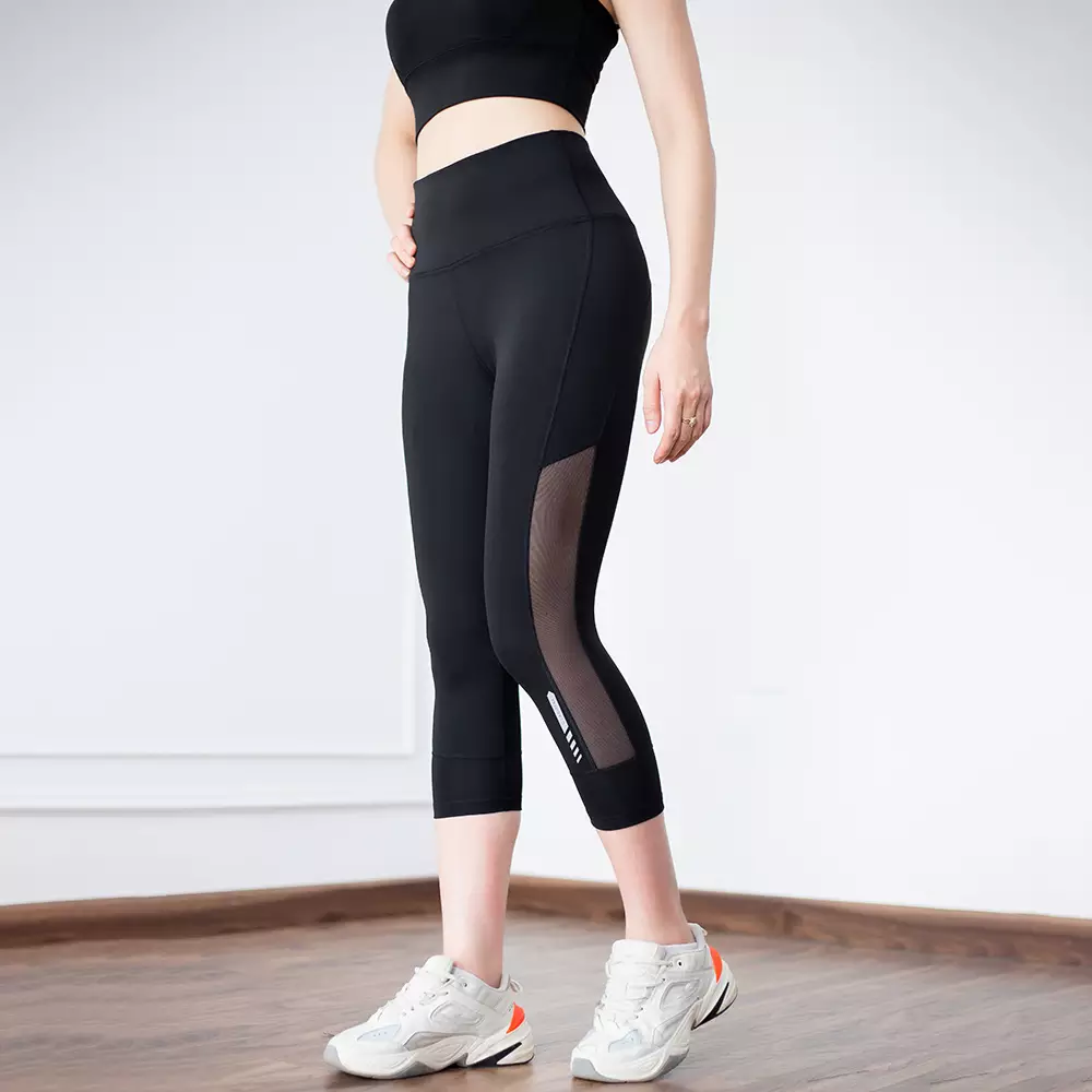  Quần S-Legging Gladimax Genmax Phối Lưới thể thao cao cấp, thiết kế tối ưu cho tập gym, yoga 
